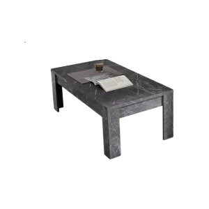 Table basse COLOMARMO – Noir effet marbre – Élégance et modernité pour votre salon