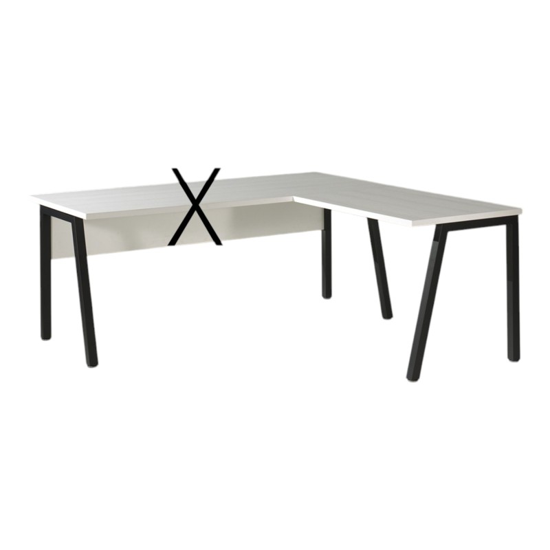 Retour pour Bureau – Collection SOON – Coloris Blanc et Noir – Extension Fonctionnelle