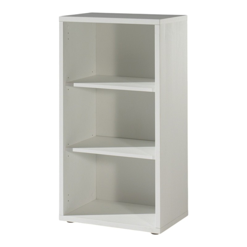 Bibliothèque de bureau avec 2 étagères – Collection SOON – Blanc Mat