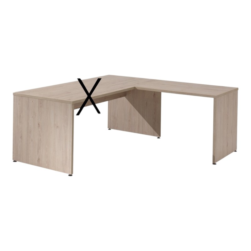 Retour pour bureau YUKON – Chêne Clair – Extension pratique et robuste
