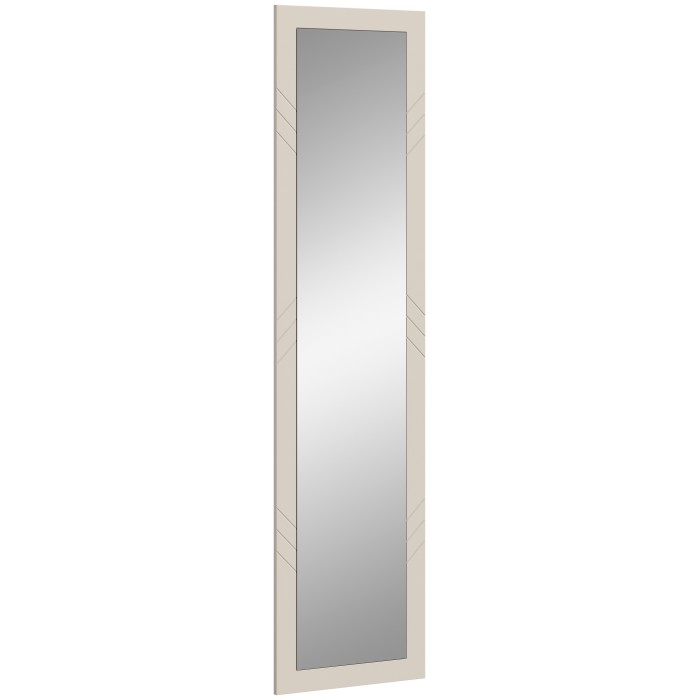 Miroir LUNA – Beige mat – Rectangulaire 45x180 cm 