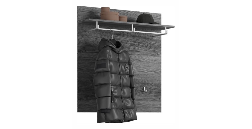 Porte-manteaux SCOTT – Design moderne avec étagère intégrée 