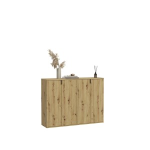 Buffet 4 portes – Chêne clair – BODITE 