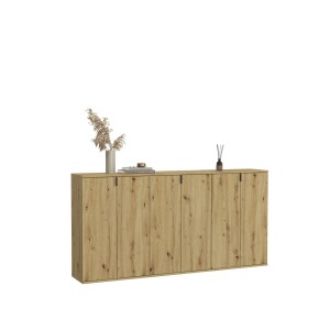 Buffet 6 portes – Chêne clair – BODITE 