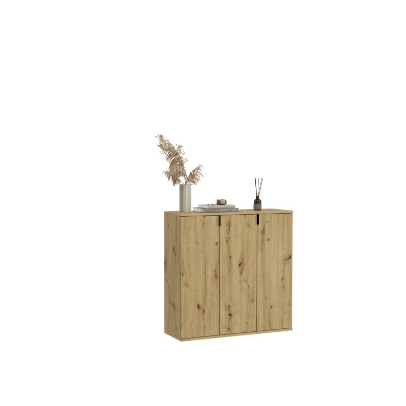 Buffet 3 portes – Chêne clair – BODITE 