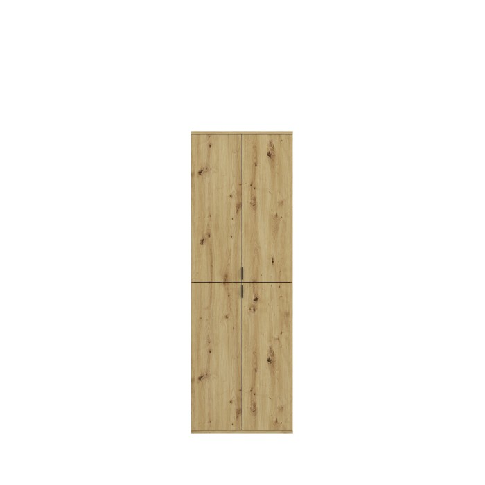 Armoire 4 portes – Chêne clair – BODITE 