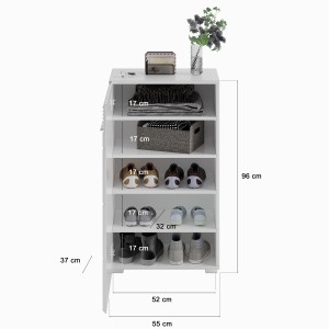 Petite colonne de rangement – Blanc – KLEANKIN 