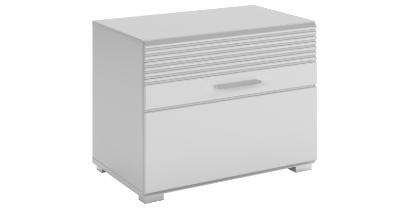 Meuble à chaussures – Blanc Laqué – KLEANKIN 