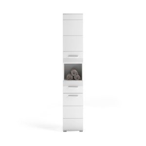 Colonne de salle de bain – Blanc laqué – KLEANKIN 