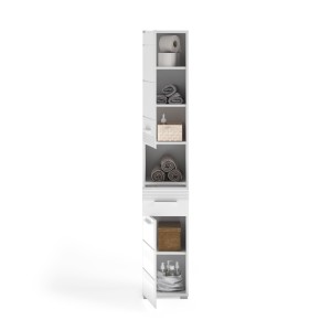 Colonne de salle de bain – Blanc laqué – KLEANKIN 