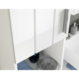 Meuble de rangement à suspendre 1 porte – Blanc laqué – VENICE