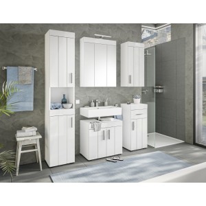 Meuble de rangement à suspendre 1 porte – Blanc laqué – VENICE