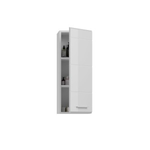 Meuble de rangement salle de bain – Blanc laqué – VICCO