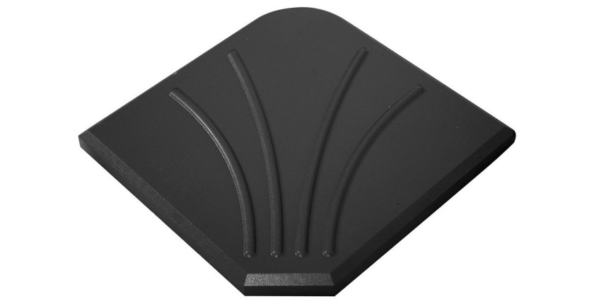 Dalle béton 20 kg pour parasol déporté coloris noir