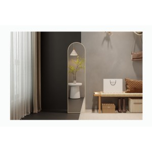 Miroir ROSALIA – 40x160 cm – Chêne vieilli – Finition bois – Design rustique et raffiné