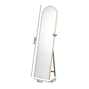 Miroir ROSALIA – 40x160 cm – Chêne vieilli – Finition bois – Design rustique et raffiné