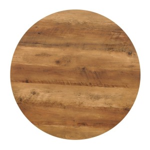 Set de 2 tables basses TUNIS – Coloris bois de manguier – MDF & métal – Style industriel et harmonieux 