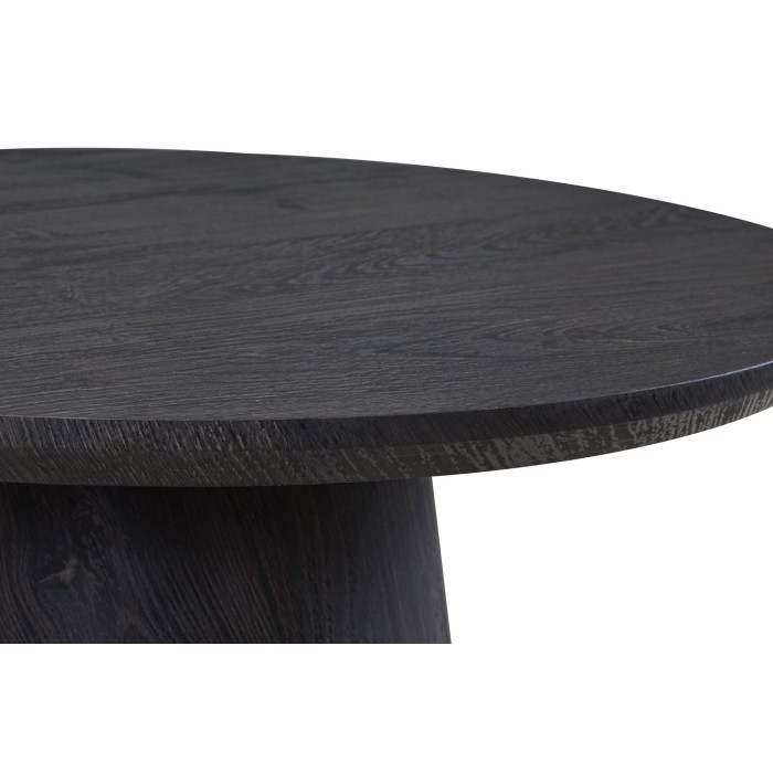 Table basse BOKOR – Coloris brun foncé – Table basse carrée 60x60 cm – MDF – Design moderne et compact 