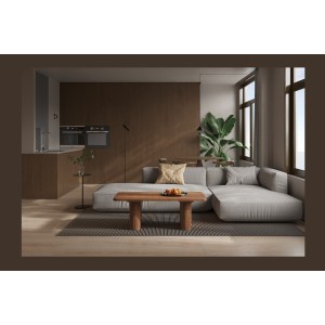 Table basse TALVORA – Bois de manguier massif – Table basse rectangulaire 120x60 cm – Design brut et naturel 