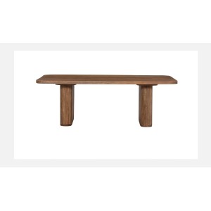 Table basse TALVORA – Bois de manguier massif – Table basse rectangulaire 120x60 cm – Design brut et naturel