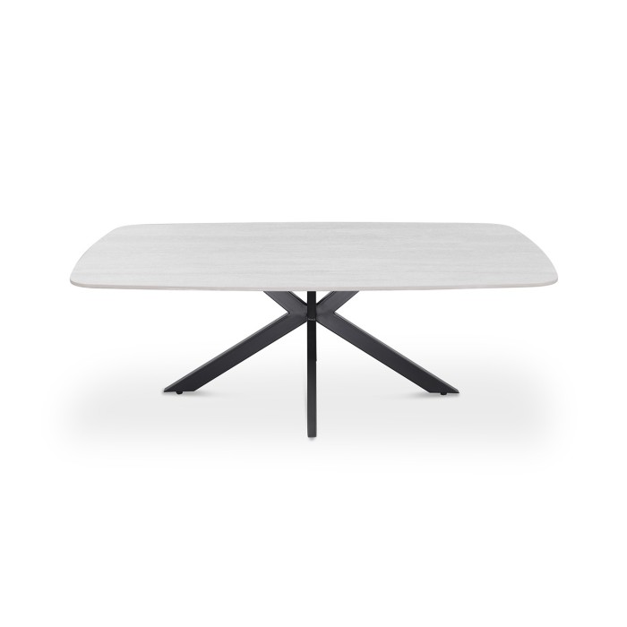 Tables basses ARVENA – Table basse rectangulaire 130x70 cm – 5 coloris pierre et marbre – Design contemporain