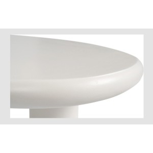 Table basse TARAVI – Table basse rectangulaire 120x70 cm – Finition ciment blanc – Design contemporain et épuré 
