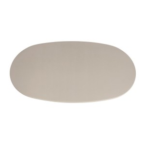 Table basse TARAVI – Table basse rectangulaire 120x70 cm – Finition ciment beige – Design contemporain et naturel 