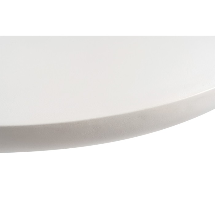 Table basse TARAVI – Table basse rectangulaire 120x70 cm – Finition ciment blanc – Style moderne et lumineux 