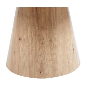 Table basse ronde collection TIGNES – Décor effet pin – D80 x H47 cm