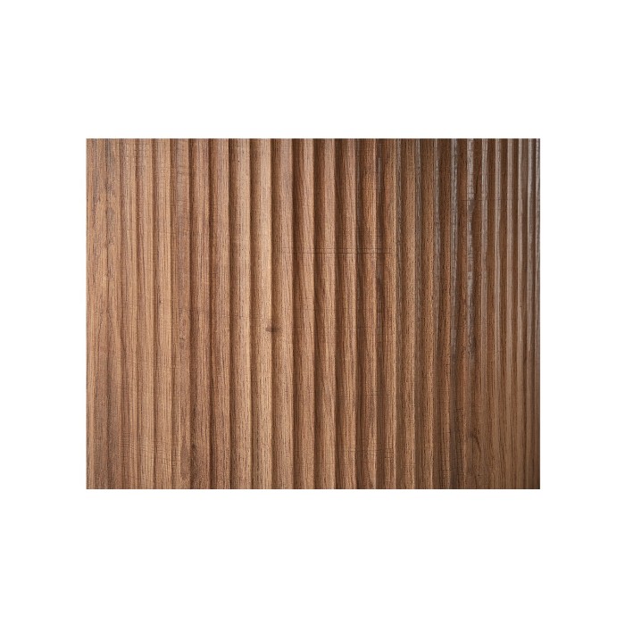 Table à manger VAGOS – 200x100 cm – Coloris chêne vieilli – Plateau MDF  – Design moderne et robuste 