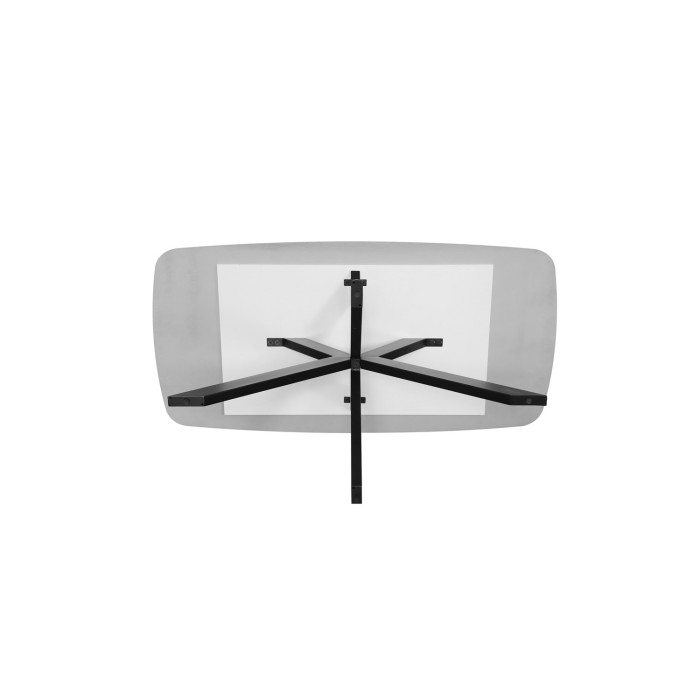 Table à manger ARVENA – 180x90 cm – Coloris pierre marbré – Plateau effet pierre – Design moderne et élégant 