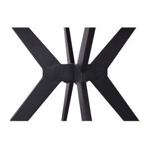 Table à manger ronde ARVENA – 110 cm – Plateau en pierre frittée – Coloris gris – Design contemporain et robuste 