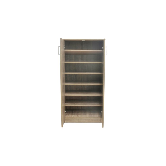 Meuble à chaussures MUNDA – 2 portes – Coloris chêne sonoma – Rangement compact et style contemporain