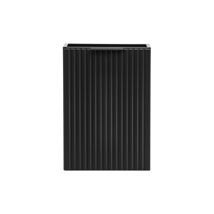 Meuble sous vasque NOXERA – 40 cm – 1 porte – Noir mat – Design compact et suspendu 