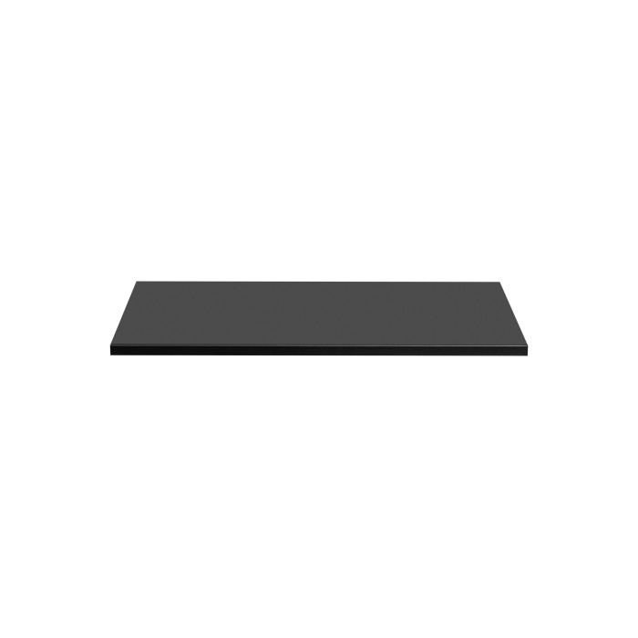 Plan vasque NOXERA – 80 cm – Noir mat – À poser – Finition MDF et film PVC 