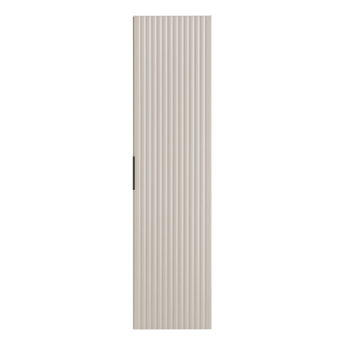 Colonne de salle de bain suspendue NOXERA – 1 porte – Beige mat – Hauteur 140 cm 