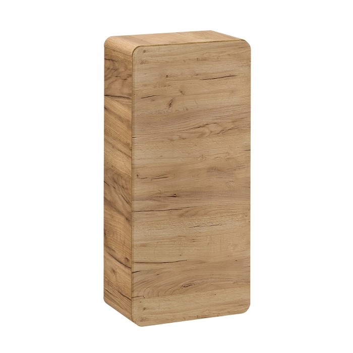 Colonne de salle de bain ERBANO – Chêne clair – 35x75 cm – 1 porte – Style contemporain 