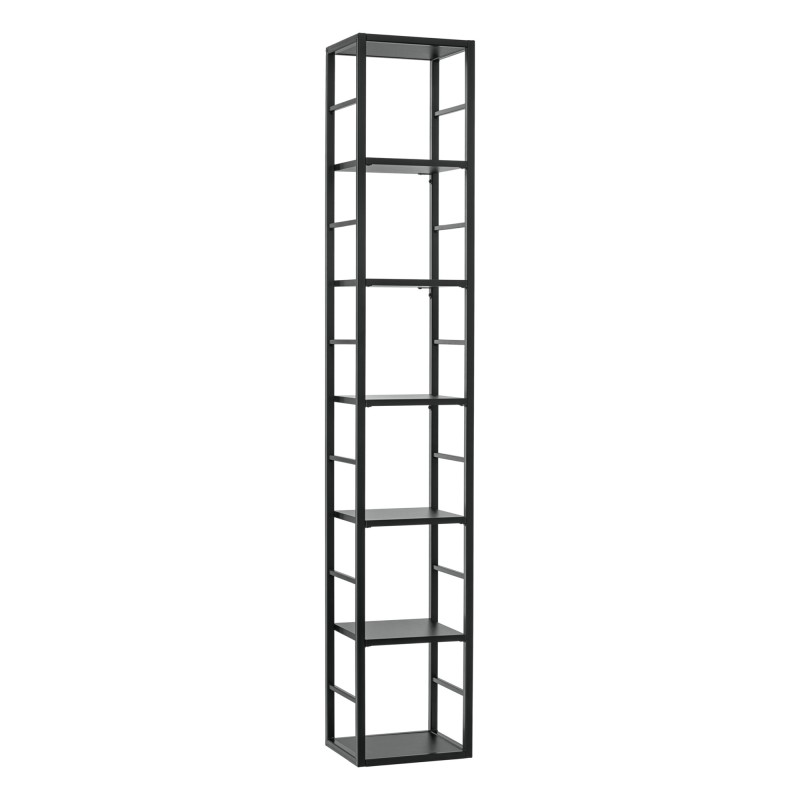 Étagère colonne collection SWITCH - Cadre en métal noir - style industriel