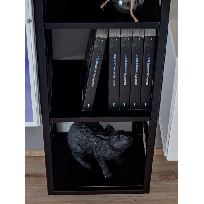 Étagère colonne collection SWITCH - Cadre en métal noir - style industriel