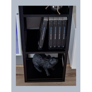 Étagère colonne collection SWITCH - Cadre en métal noir - style industriel