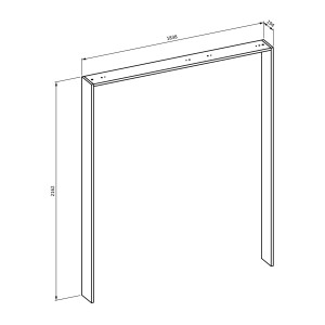 Chambre complète VERTIGO – Lit 180x200 avec sommier, 2 chevets, armoire 3 portes, commode + cadre design