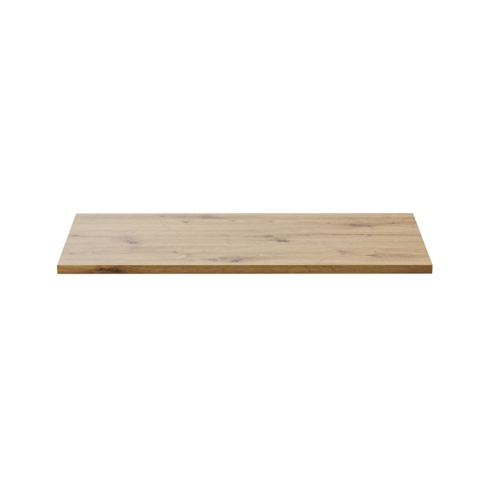 Plan vasque BRAZZA – 100 cm – Chêne clair – Finition artisan – À poser 