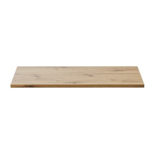 Plan vasque BRAZZA – 100 cm – Chêne clair – Finition artisan – À poser 