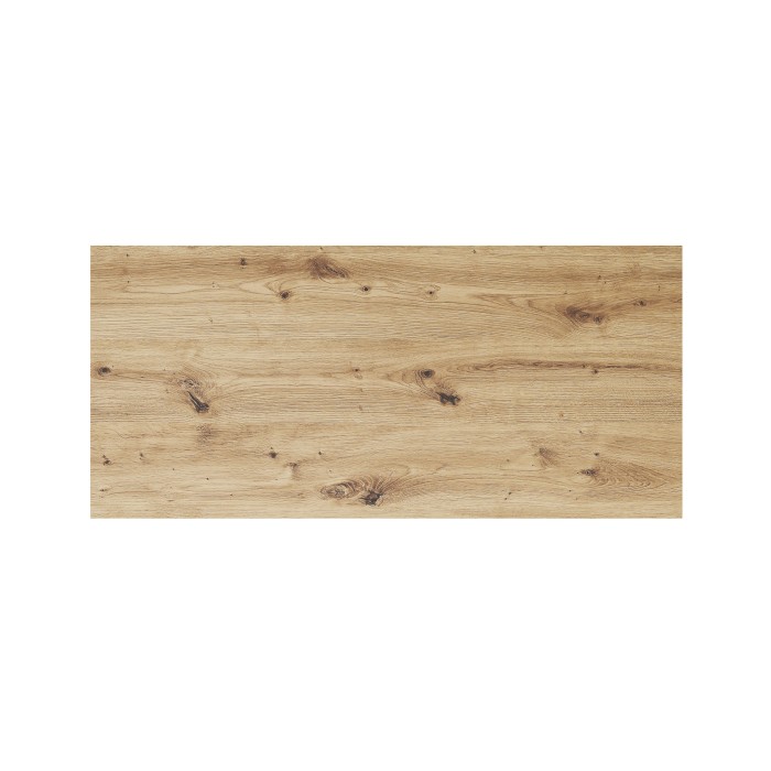 Plan vasque BRAZZA – 100 cm – Chêne clair – Finition artisan – À poser 