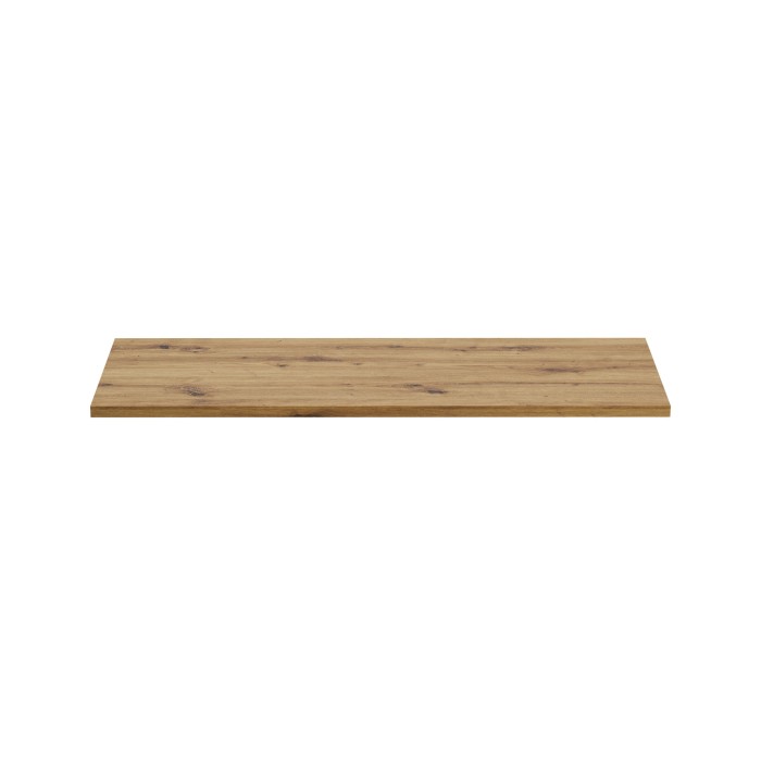 Plan vasque BRAZZA – 120 cm – Chêne clair – Finition artisan – À poser 