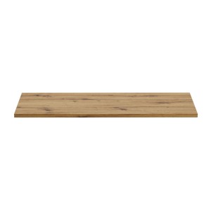 Plan vasque BRAZZA – 120 cm – Chêne clair – Finition artisan – À poser 