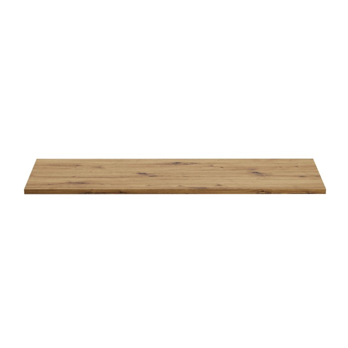 Plan vasque BRAZZA – 140 cm – Chêne clair – Finition artisan – À poser 