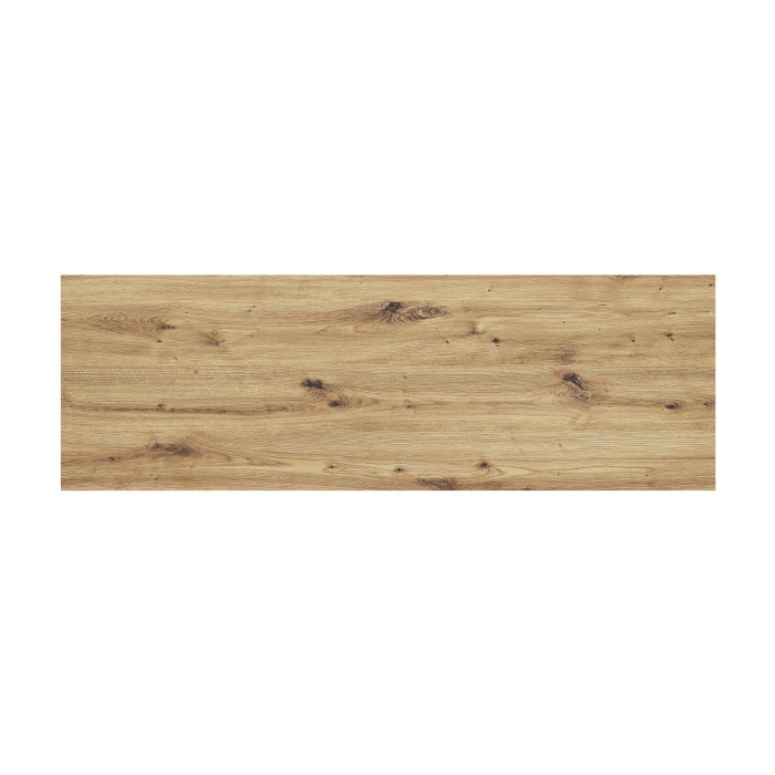 Plan vasque BRAZZA – 140 cm – Chêne clair – Finition artisan – À poser 