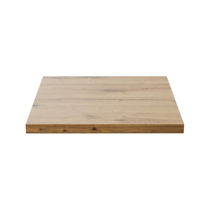 Plan vasque BRAZZA – 40 cm – Chêne clair – Finition artisan – À poser 