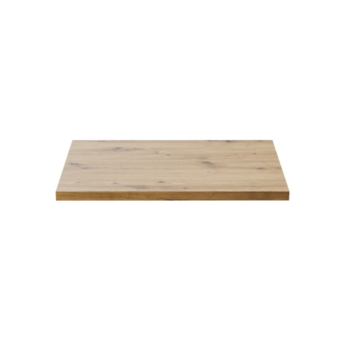 Plan vasque BRAZZA – 60 cm – Chêne clair – Finition artisan – À poser 